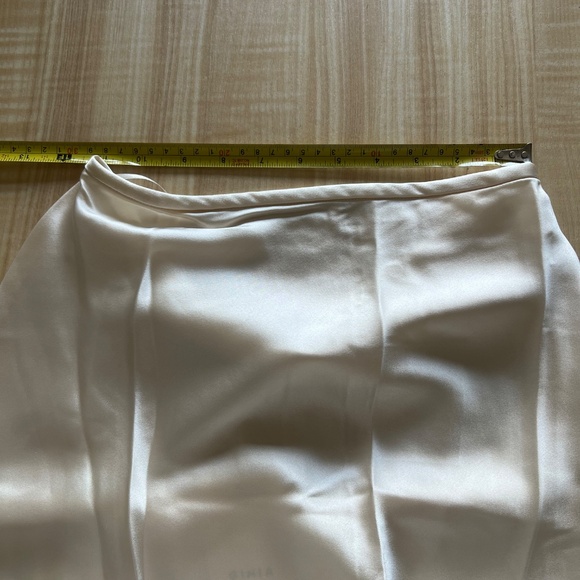 GINIA Silk Cardi Skirt in Pearled Ivory NWT S - Picture 10 of 11
